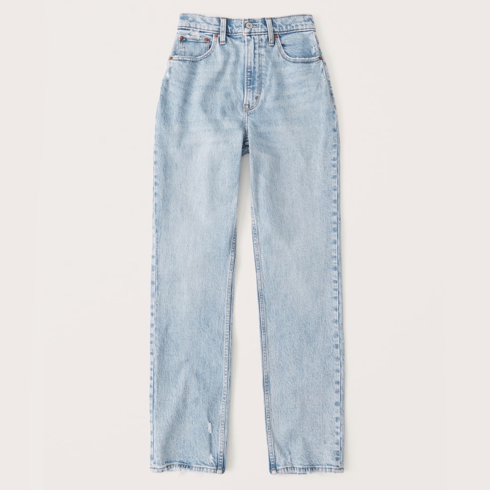 Curve Love 90s Ultra High Rise Straight Jeans